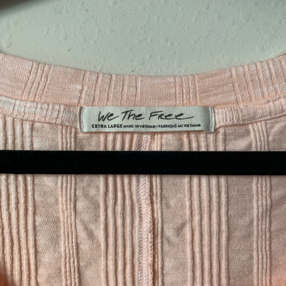 Free People Big Sur Tee in Pink Size XL - Picture 3 of 6